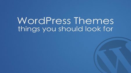 Things to look for in a Wordpress theme