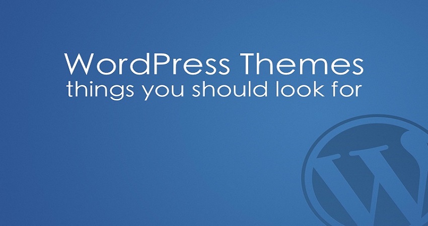 Things to look for in a WordPress theme