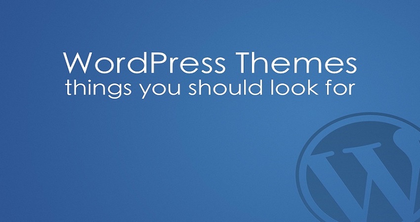 Things to look for in a Wordpress theme